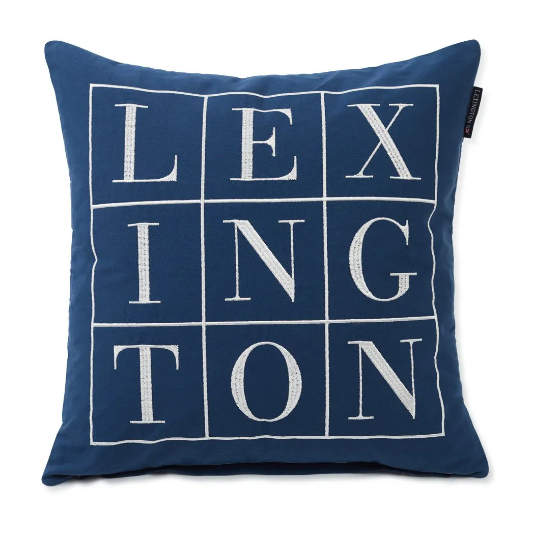 Icons Logo pillowcase 50x50 cm, Blue Lexington