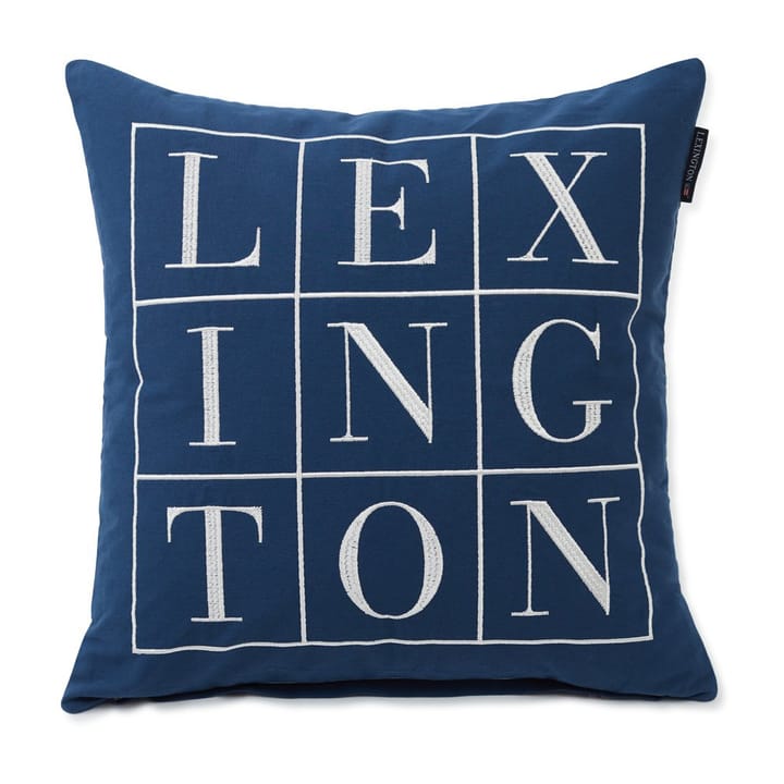 Icons Logo pillowcase 50x50 cm - Blue - Lexington