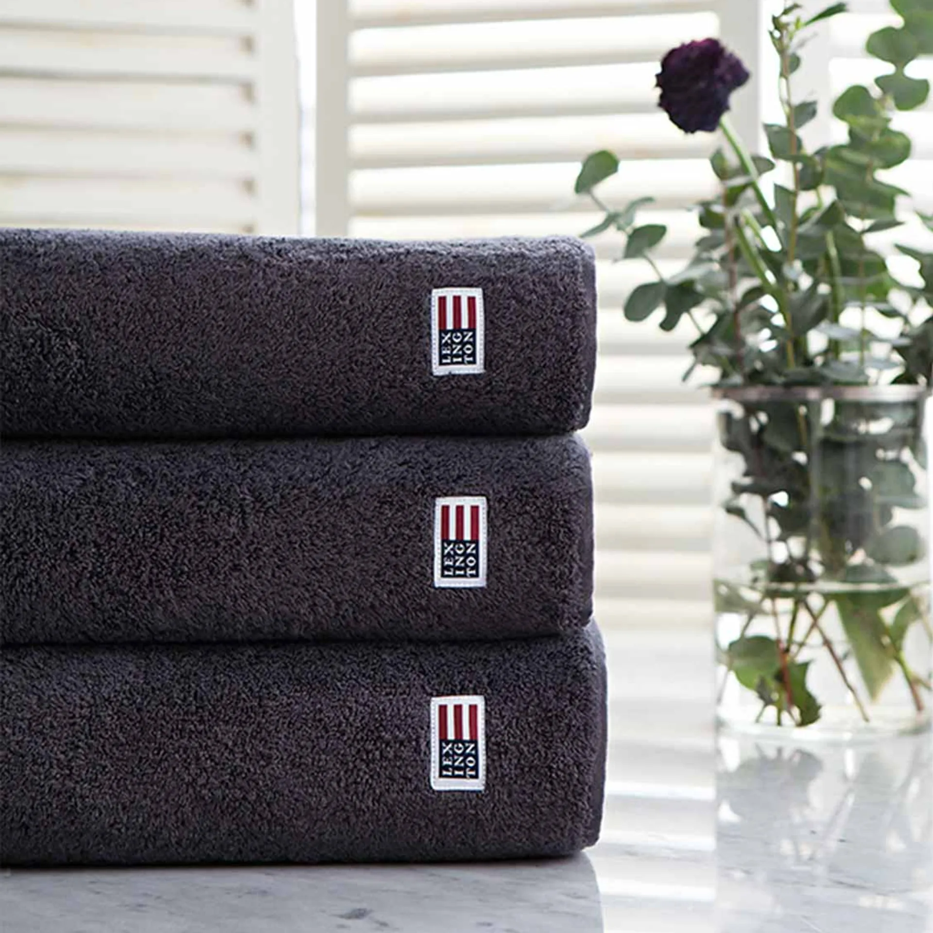 Icons Original bath towel 100x150 cm, charcoal Lexington