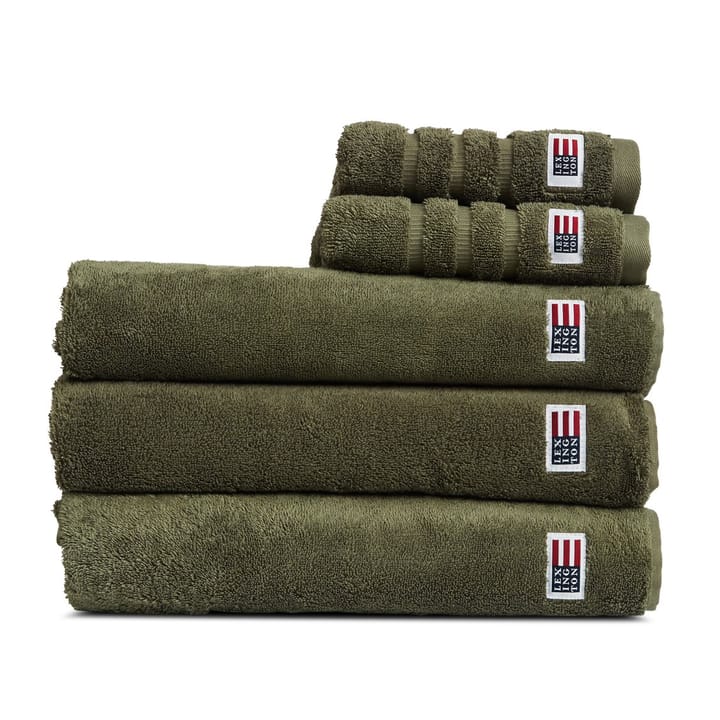 Icons Original bath towel 100x150 cm - dusty olive - Lexington