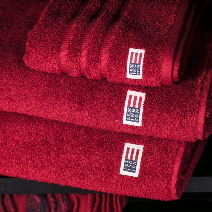 Icons Original bath towel 100x150 cm - red - Lexington