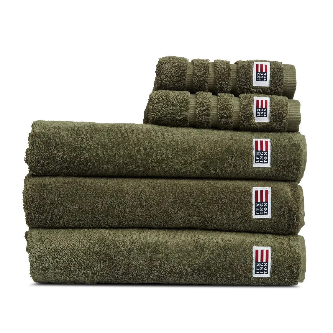Icons Original bath towel 70x130 cm, dusty olive Lexington