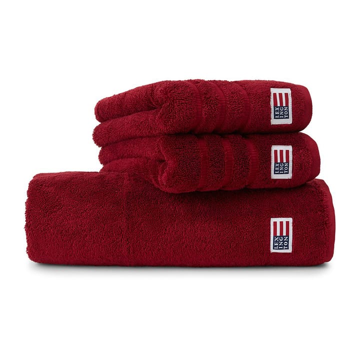 Icons Original bath towel 70x130 cm - Wine - Lexington