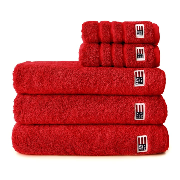 Icons Original towel 30x30 cm - red - Lexington