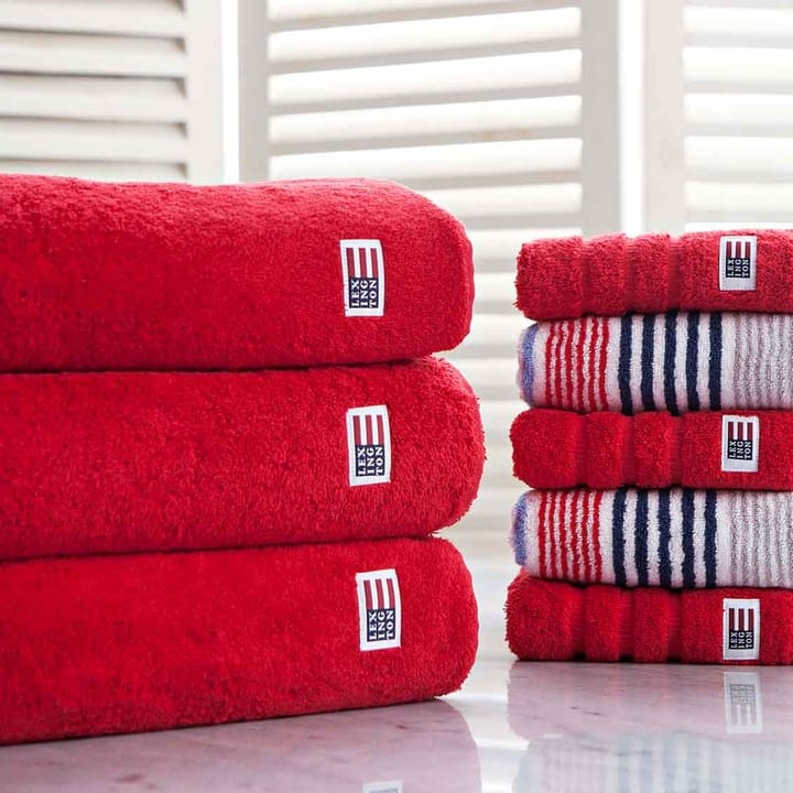 Icons Original towel 30x30 cm - red - Lexington