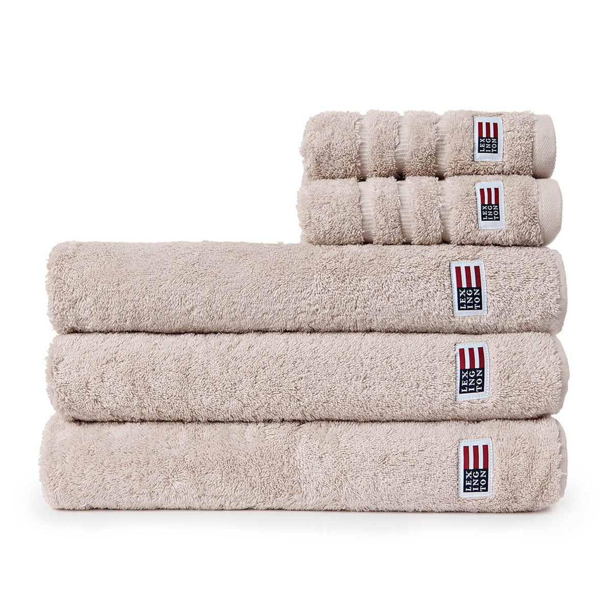 Lexington Icons Original towel 30x50 cm moonbeam | Scandinavian Design | Hand towels | Beige