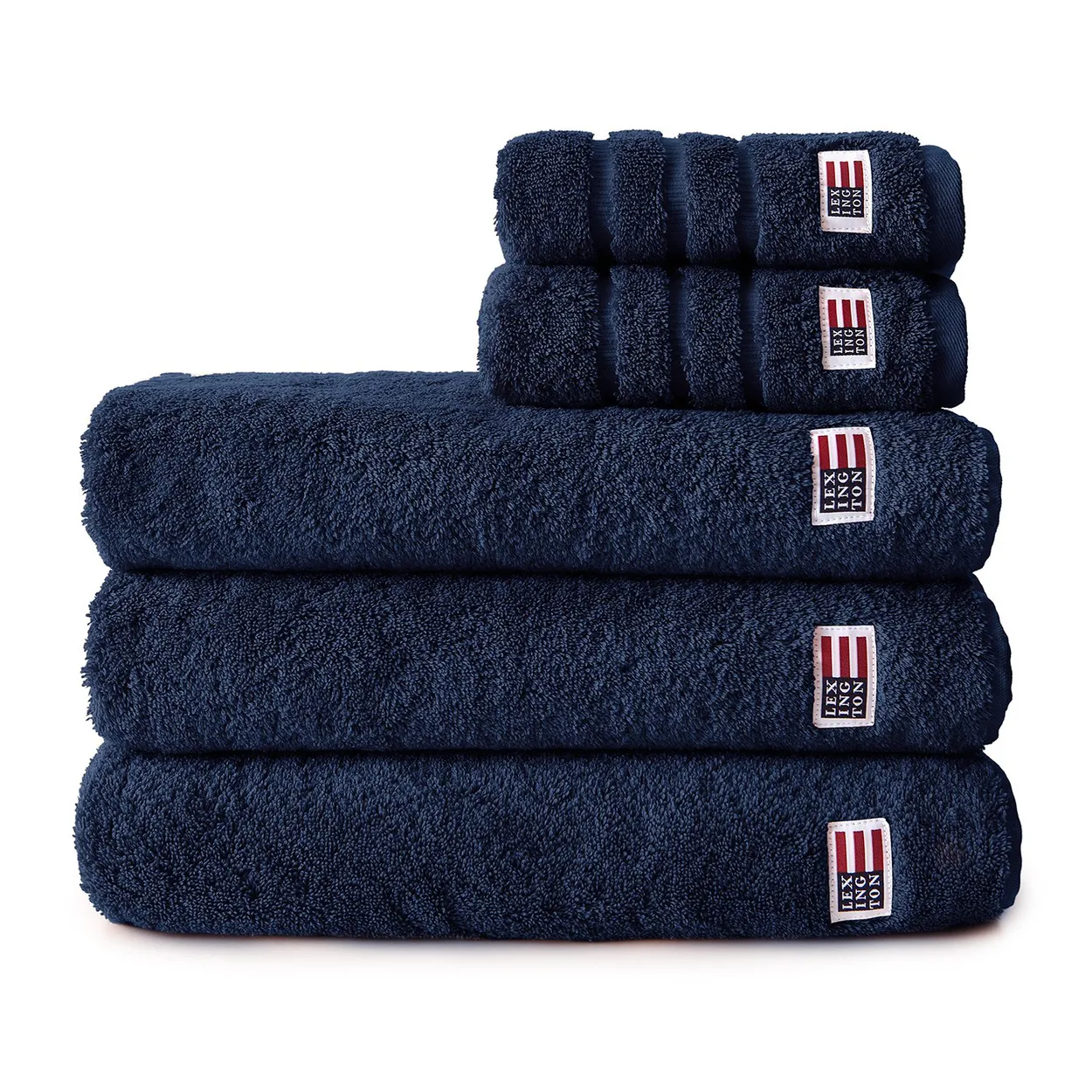 Lexington Icons Original towel 30x50 cm navy | Scandinavian Design | Hand towels | Blue