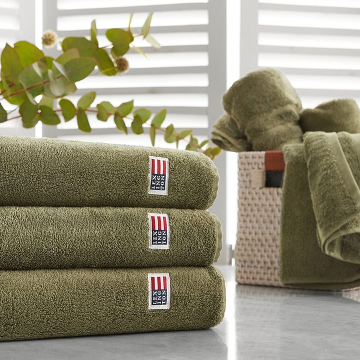 Icons Original towel 50x100 cm, dusty olive Lexington