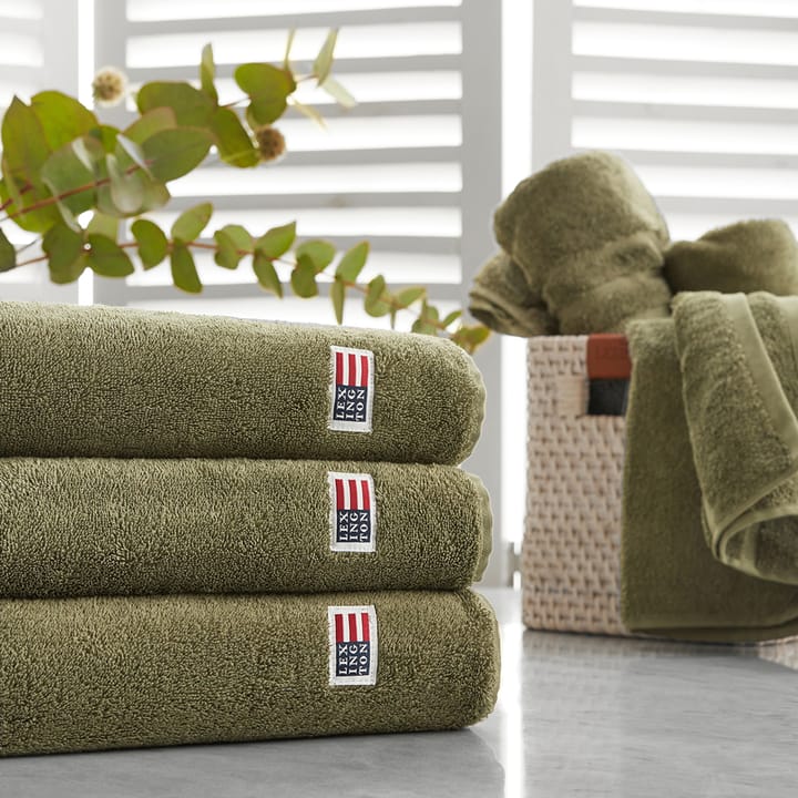 Icons Original towel 50x100 cm - dusty olive - Lexington
