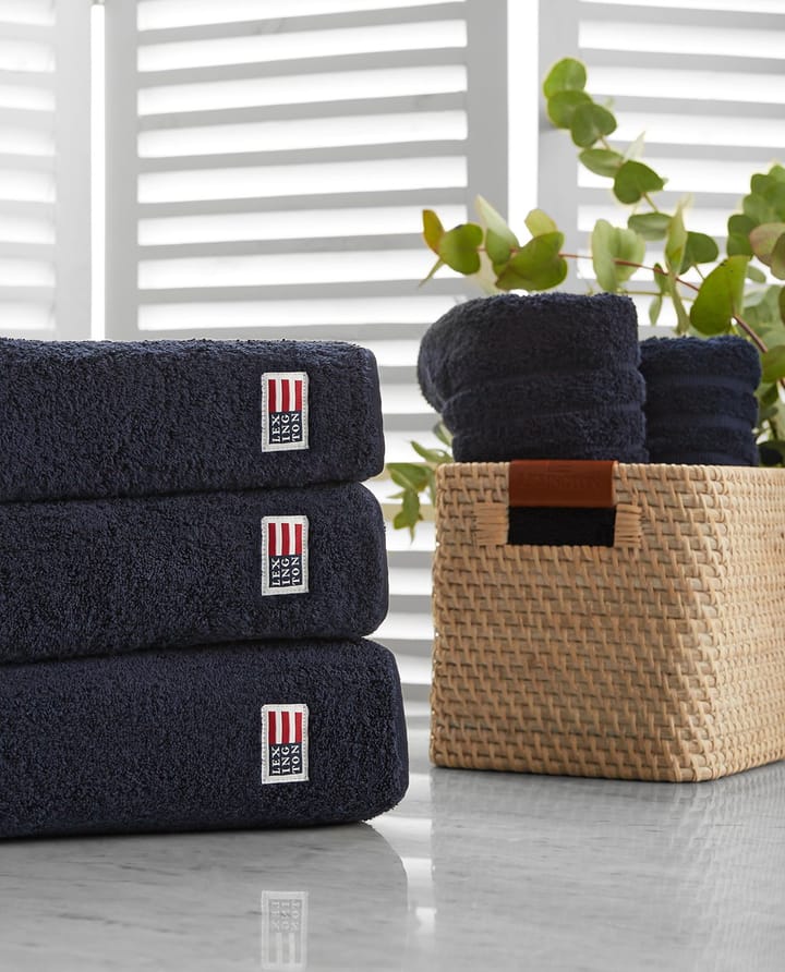 Icons Original towel 50x70 cm - Dress blue - Lexington
