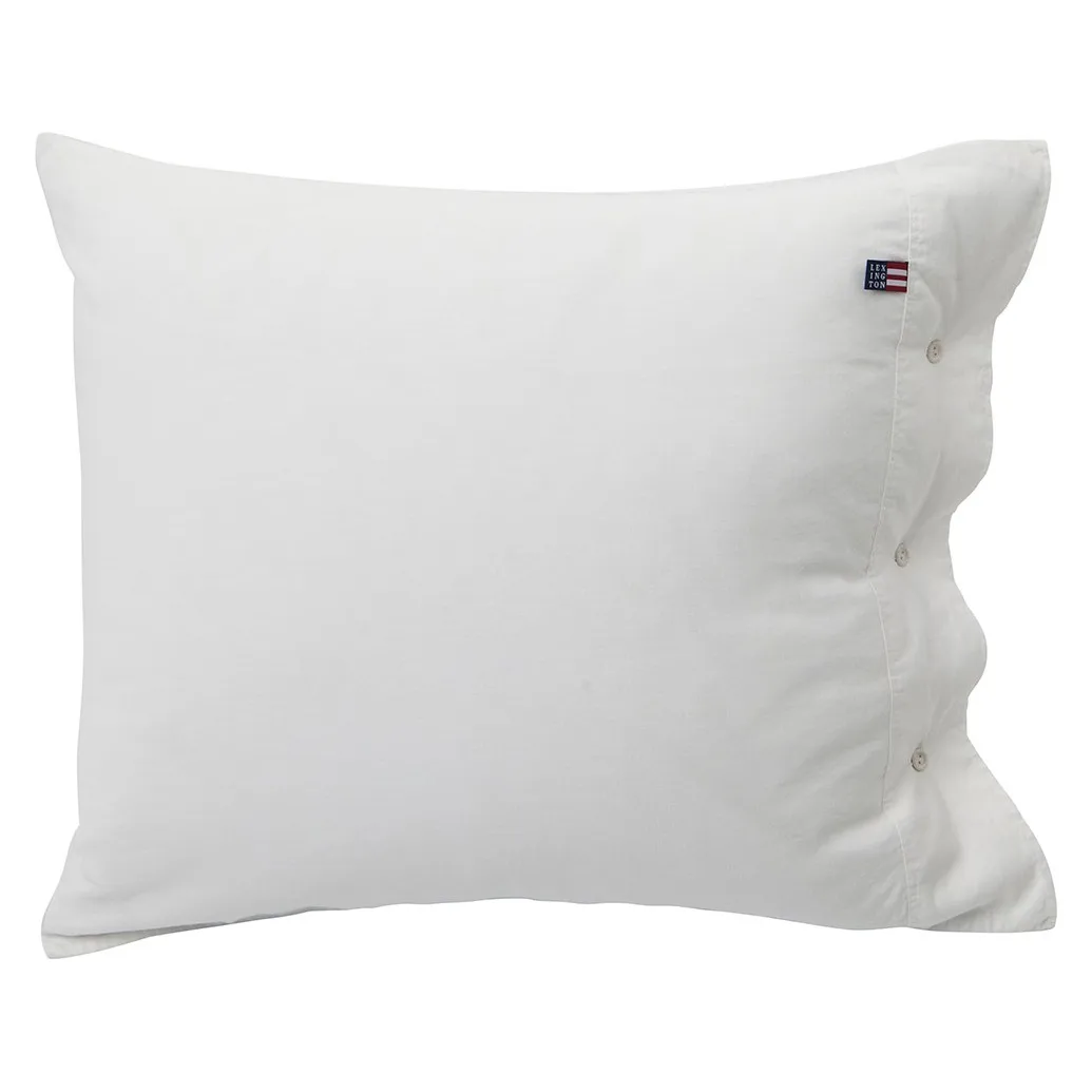 Lexington Icons Poplin pillowcase 65x65 cm white | Scandinavian Design | Pillow cases | White
