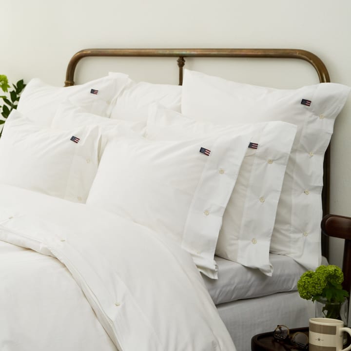 Icons Poplin pillowcase 65x65 cm - white - Lexington