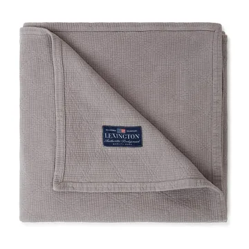 Icons Quilted bedspread 240x260 cm - Gray - Lexington