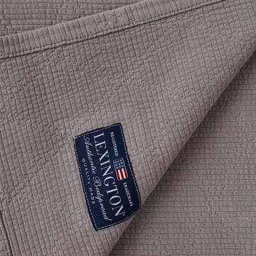 Icons Quilted bedspread 240x260 cm - Gray - Lexington