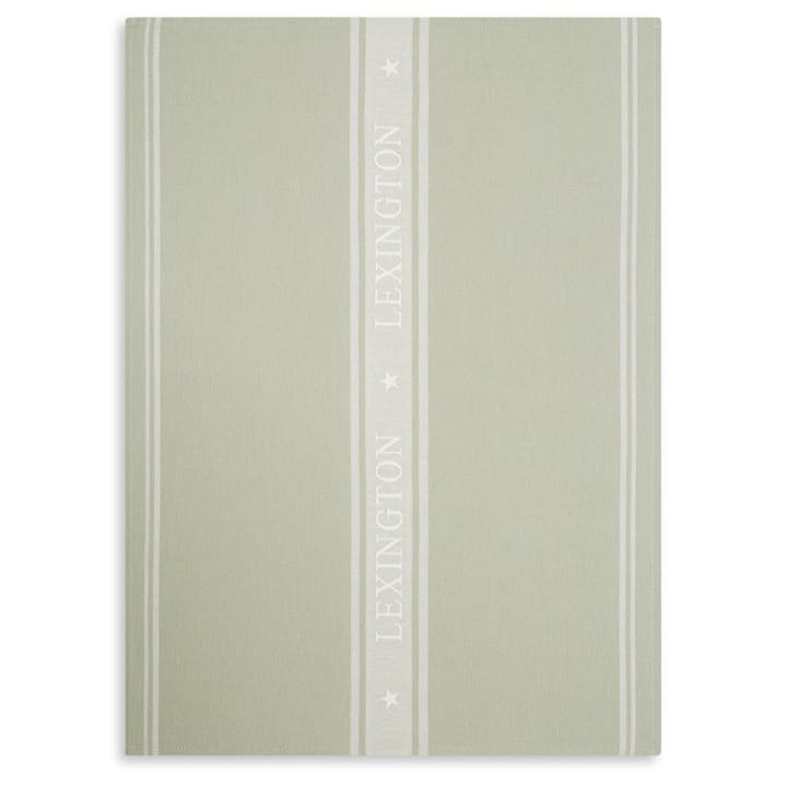 Icons Star kitchen towel 50x70 cm - sage green-white - Lexington