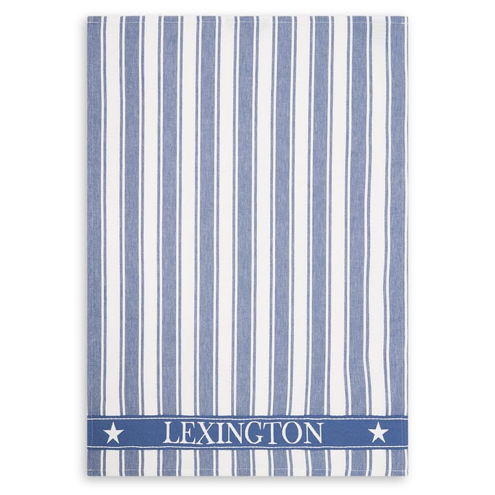 Icons Waffle Striped kitchen towel 50x70 cm - blue-white - Lexington