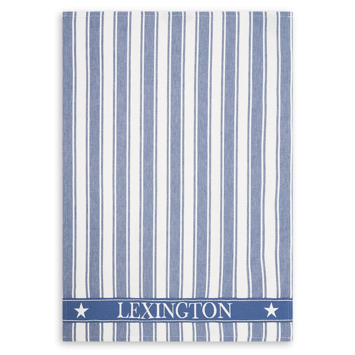 Lexington Icons Waffle Striped kitchen towel 50x70 cm blue-white