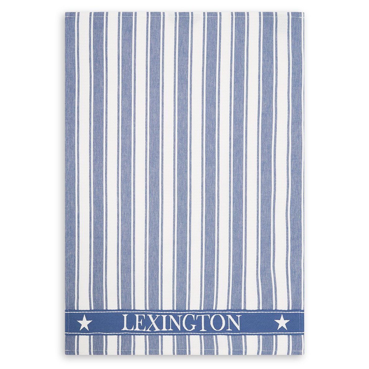 Lexington Icons Waffle Striped kitchen towel 50x70 cm blue-white
