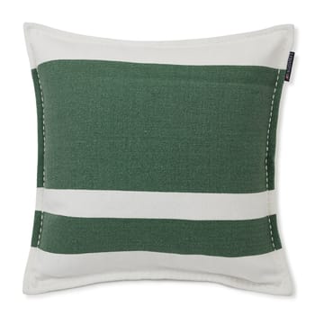 Irregular Striped Cotton pillowcase 50x50 cm - Green-White - Lexington