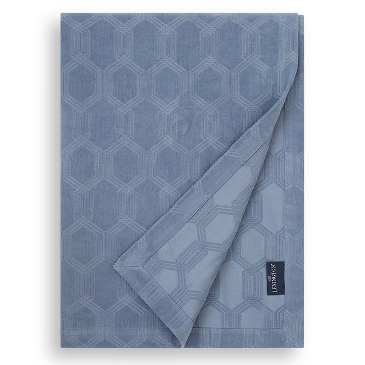 Jacquard bedspread 240x260 cm - steel blue - Lexington
