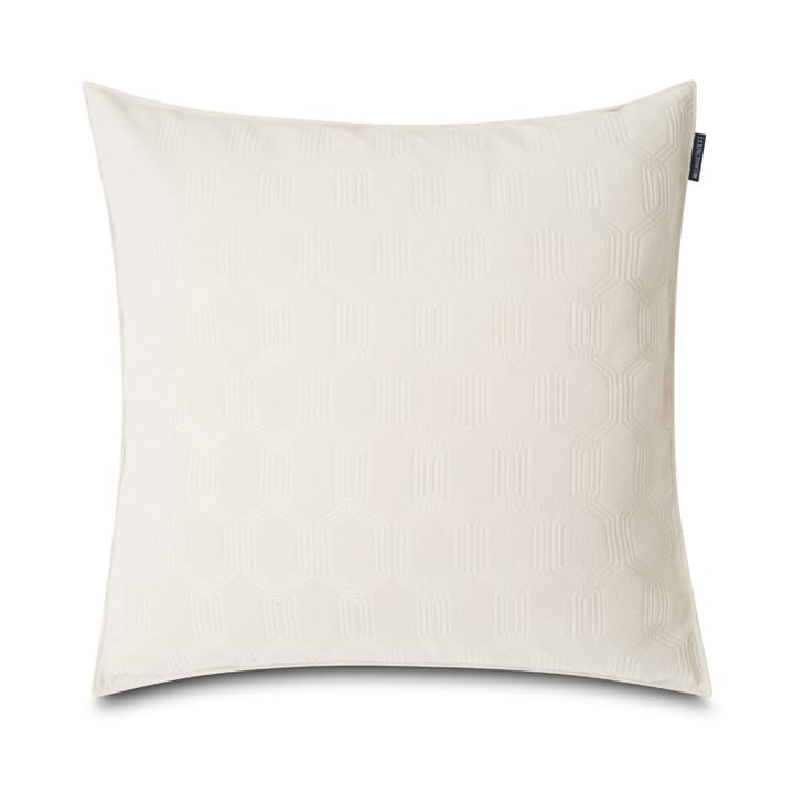 Jacquard cushion cover 65x65 cm - off white - Lexington