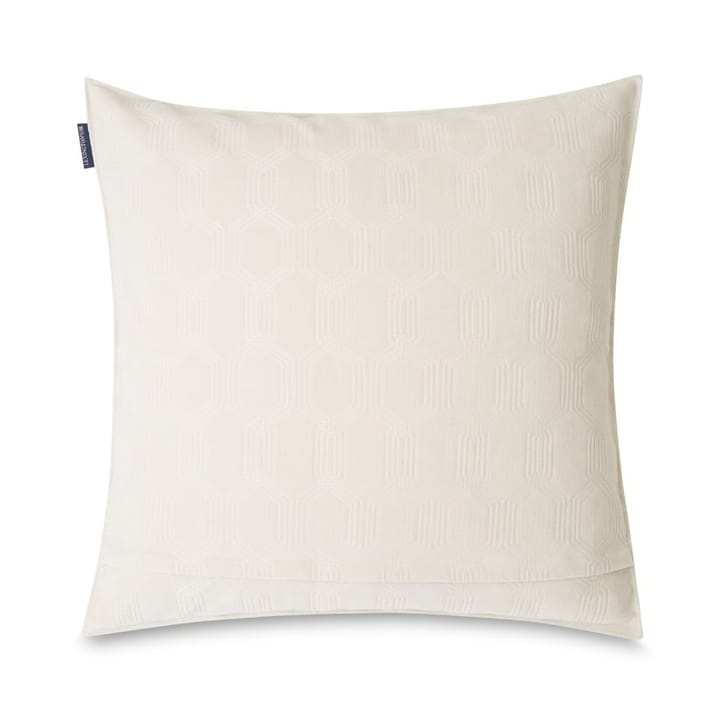 Jacquard cushion cover 65x65 cm - off white - Lexington