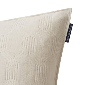 Jacquard cushion cover 65x65 cm - off white - Lexington