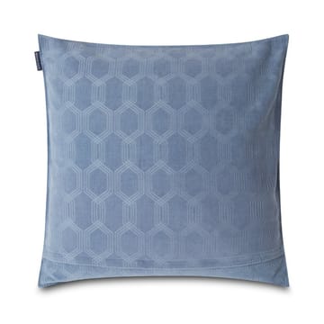Jacquard cushion cover 65x65 cm - steel blue - Lexington