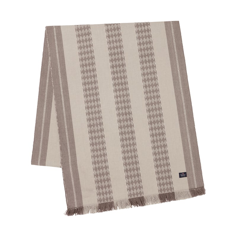 Lexington Jacquard Striped table runner 50x350 cm Beige