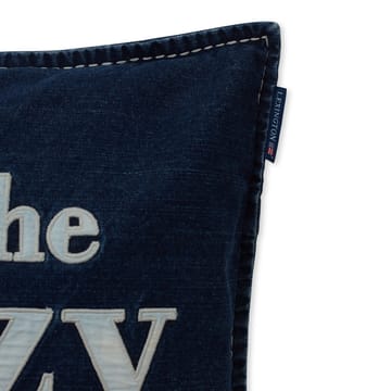 Lazy Days Denim Twill Cotton pillowcase 50x50 cm - Denim blue - Lexington