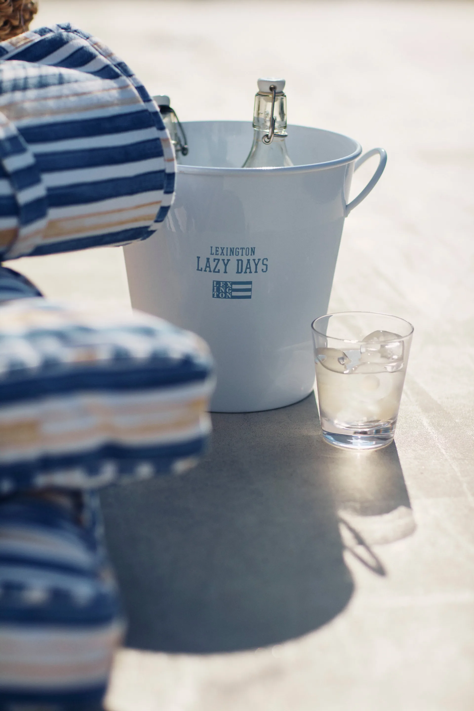 Lazy Days ice bucket Ø23 cm, White Lexington