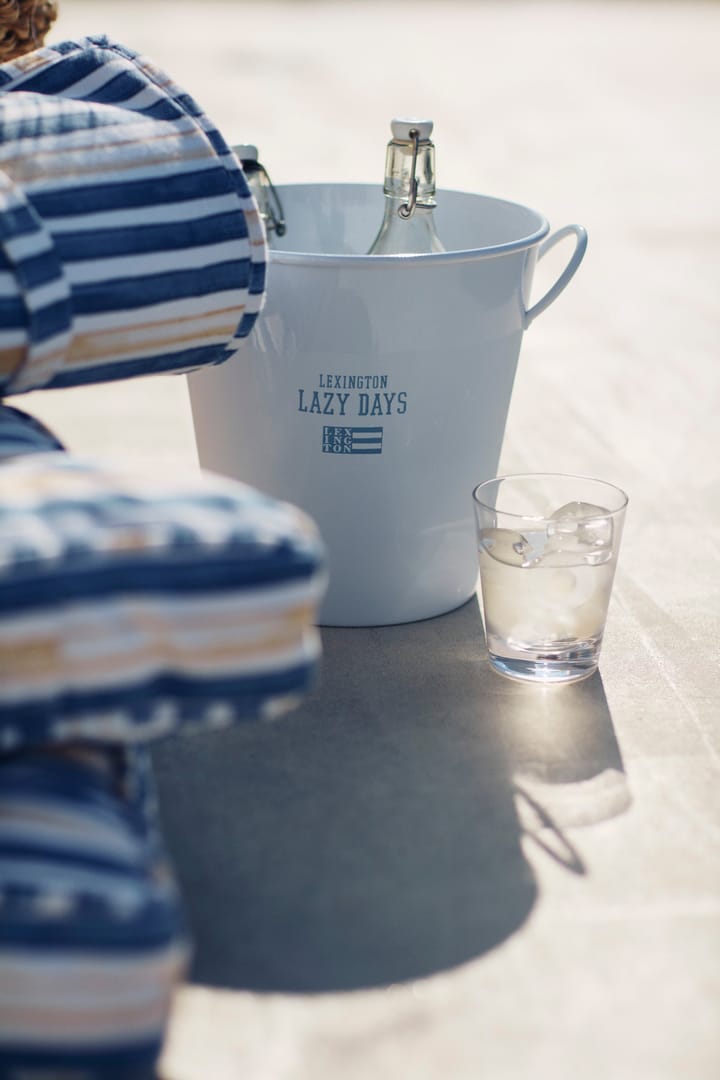 Lazy Days ice bucket Ø23 cm - White - Lexington