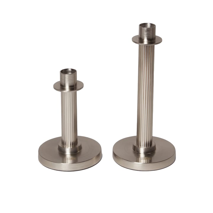 Lexington candle holder striped 13,5 cm, Brass Lexington