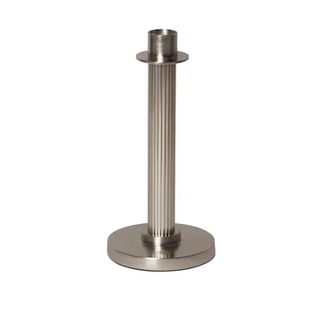 Lexington candle holder striped 20 cm - Brass - Lexington