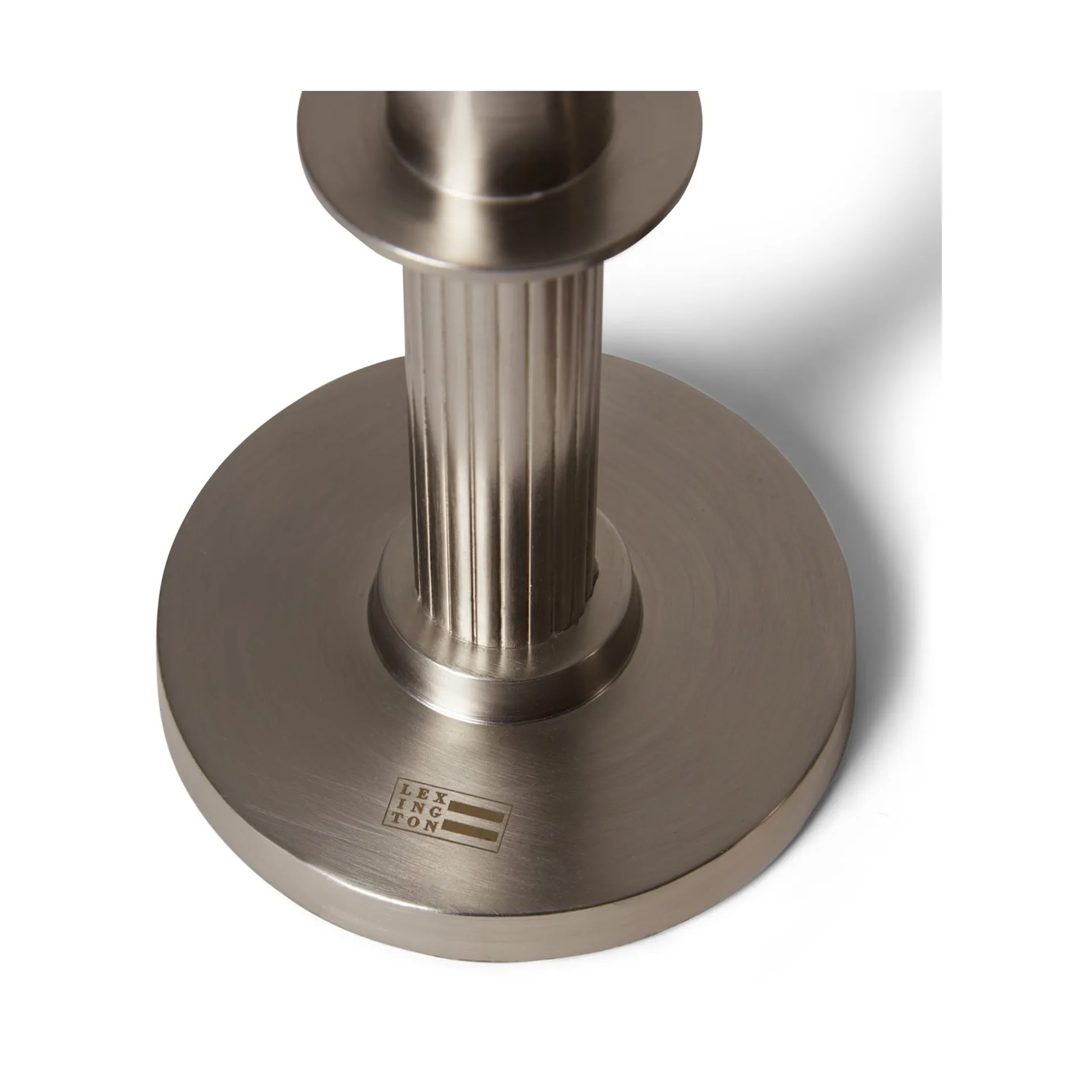 Lexington candle holder striped 20 cm, Brass Lexington