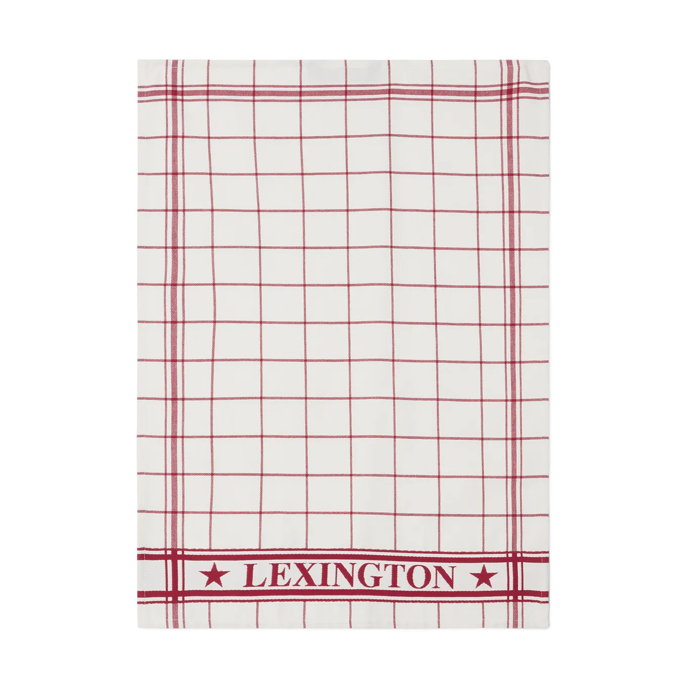 Lexington checked kitchen towel 50x70 cm, White-Red Lexington