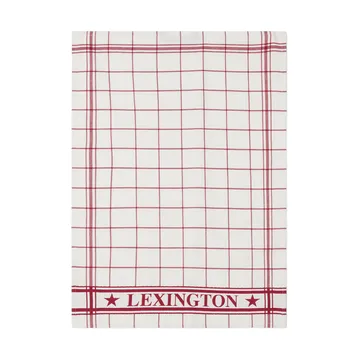 Lexington checked kitchen towel 50x70 cm - White-Red - Lexington