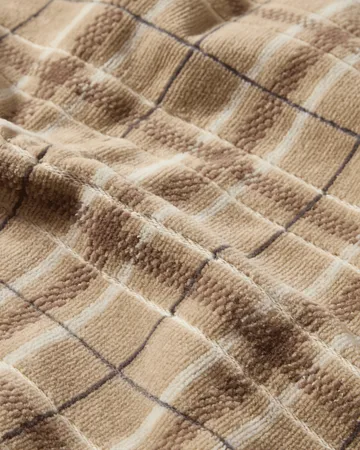 Lexington checked towel 2-pack - Beige-grey - Lexington