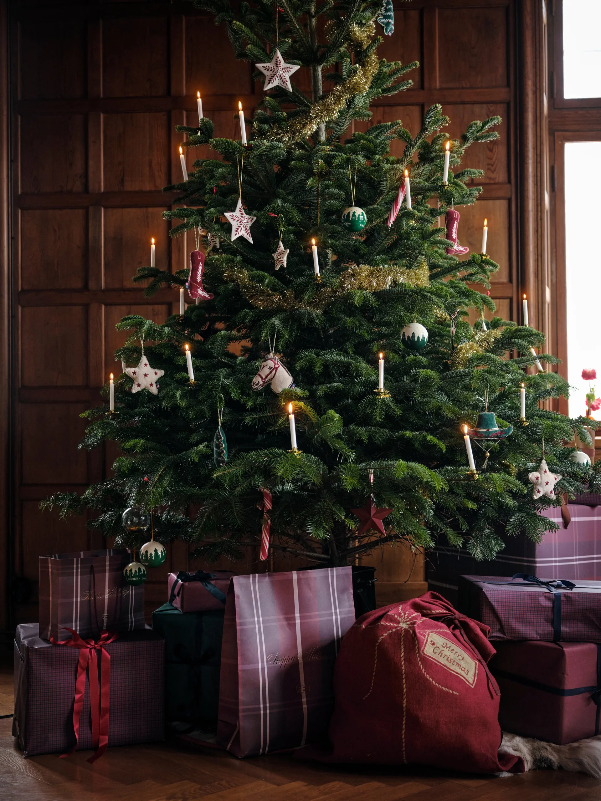 Lexington Christmas gift sack 65x95 cm, Red Lexington