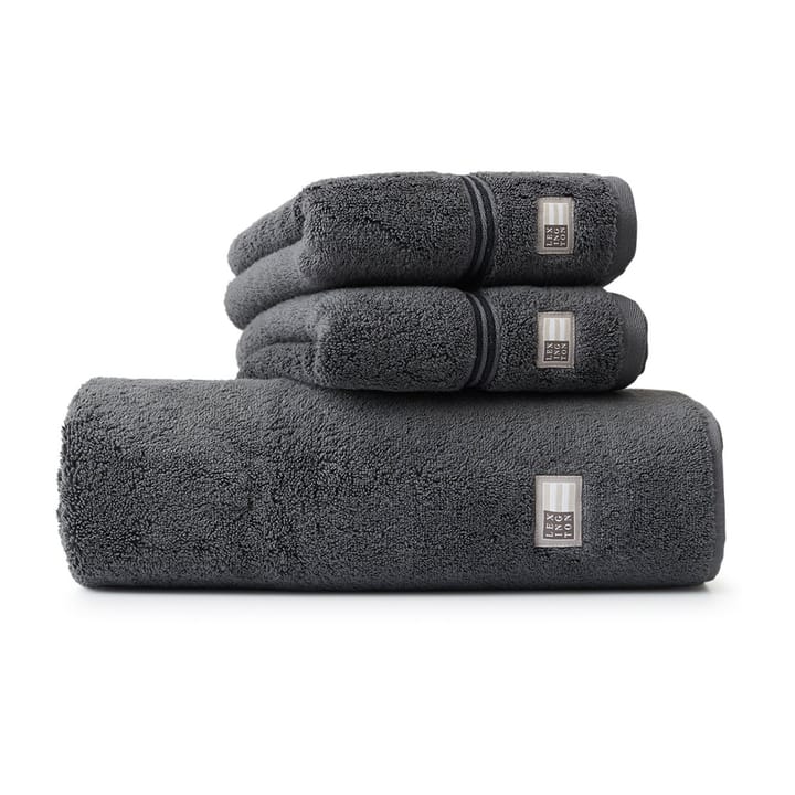 Lexington Hotel towel 100x150 cm - grey-dark grey - Lexington