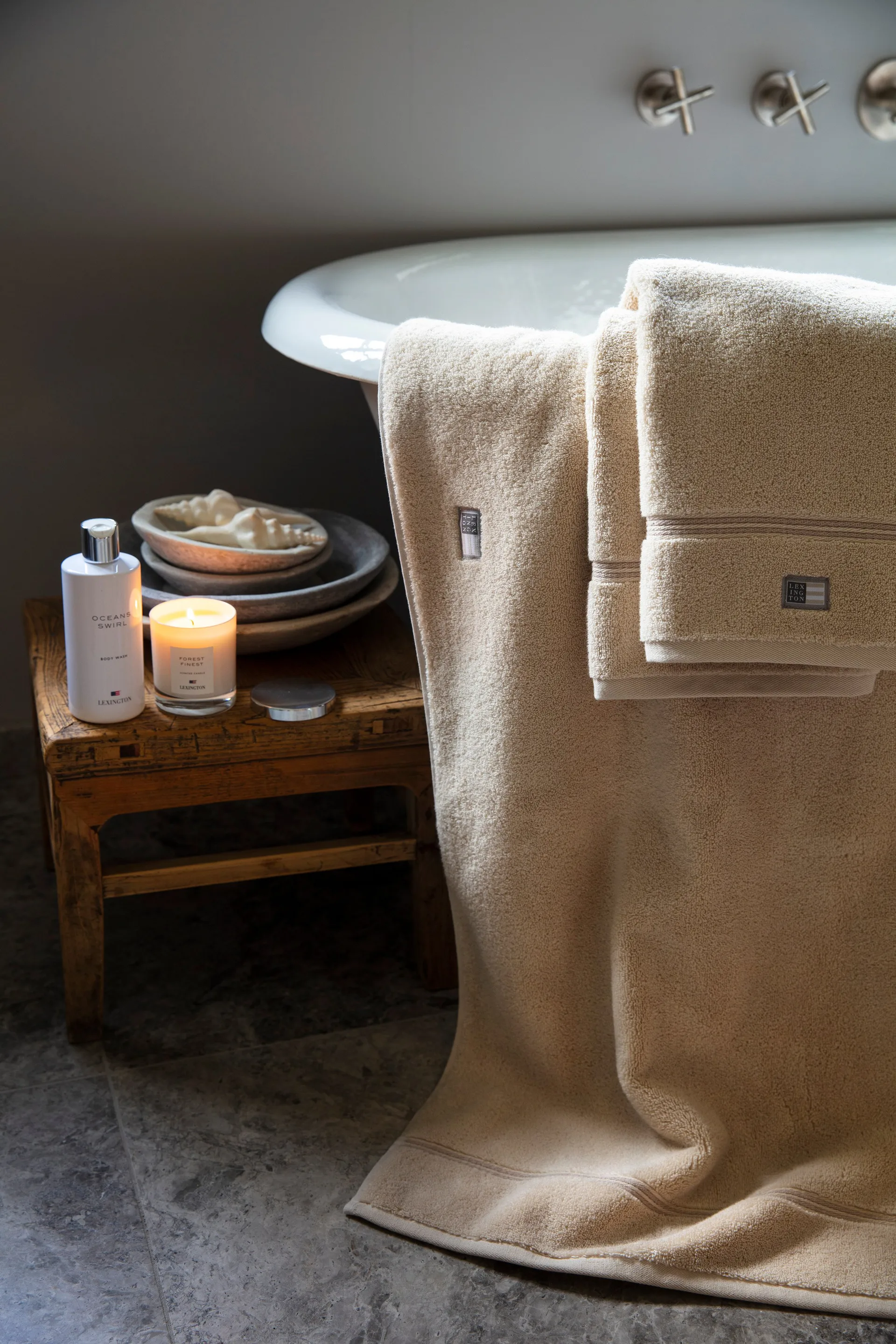 Lexington Hotel towel 50x70 cm, Beige Lexington