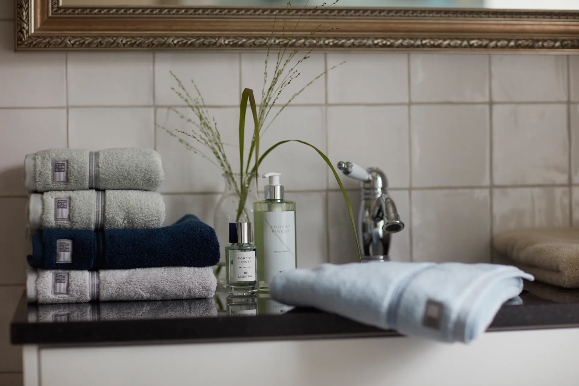 Lexington Hotel towel 50x70 cm, Sage green Lexington