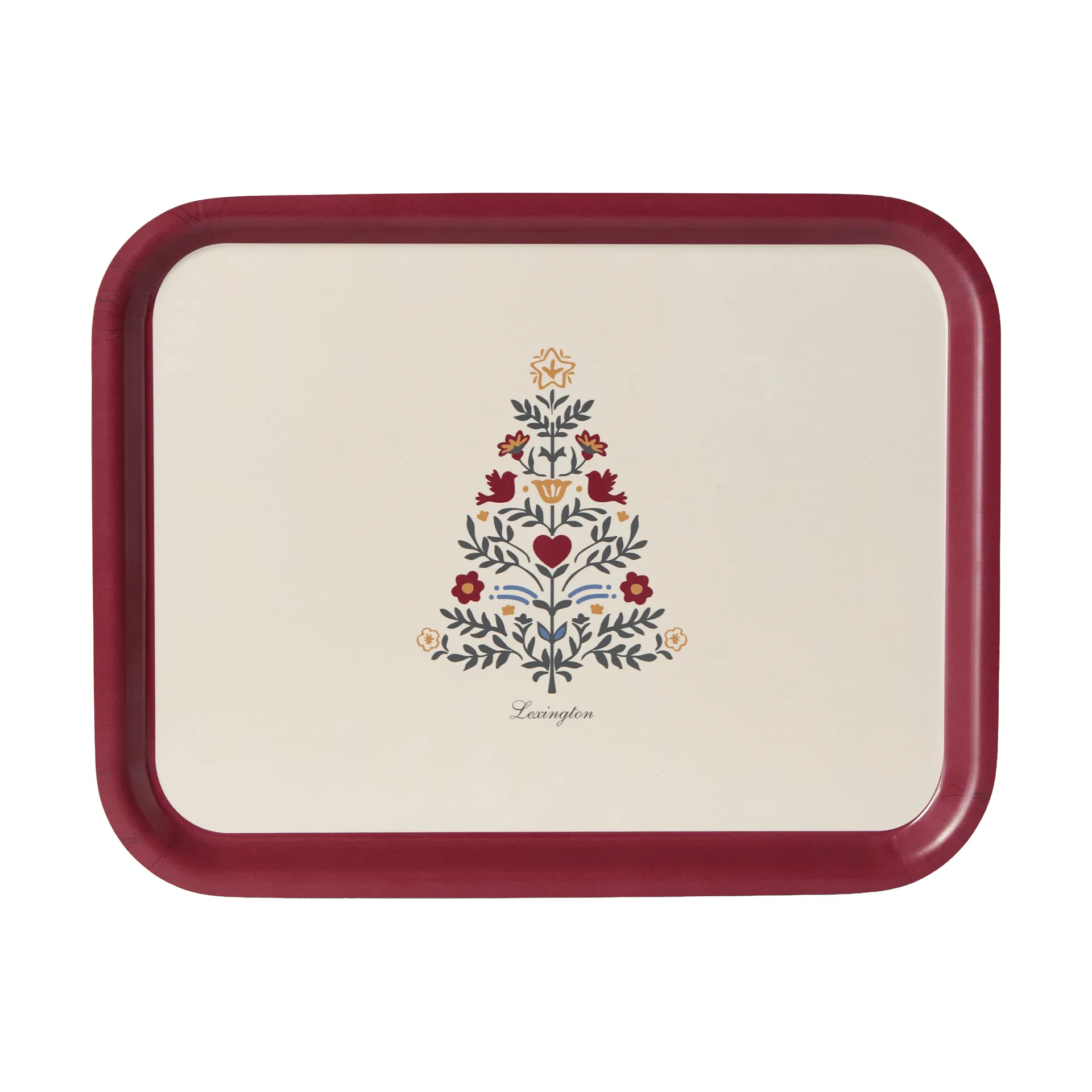 Lexington laminated serving tray, Red light beige, 36x28 cm Lexington