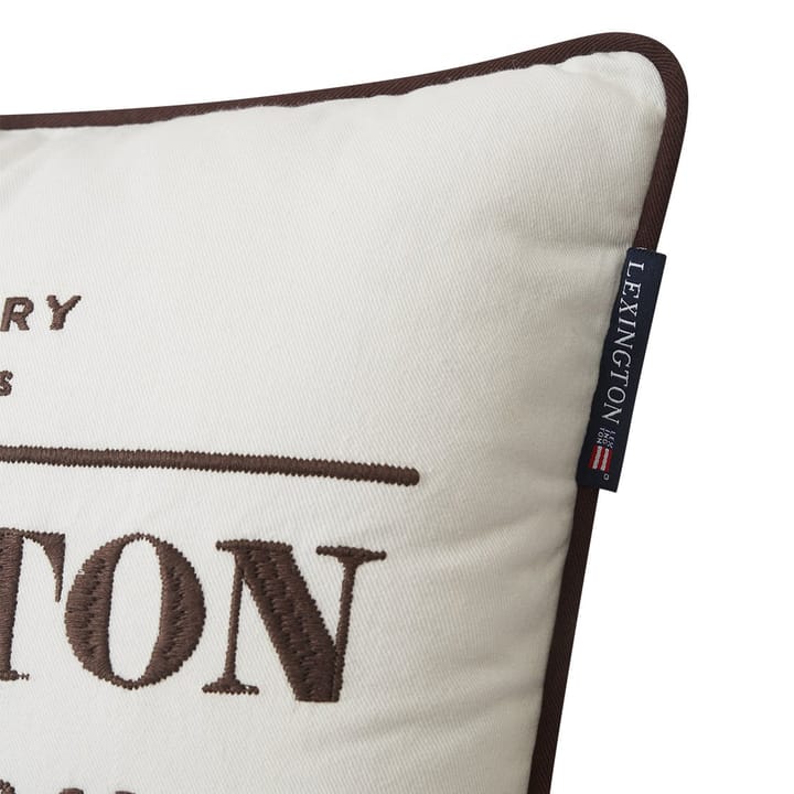 Lexington Logo Twill cushion cover 30x40 cm - white - Lexington