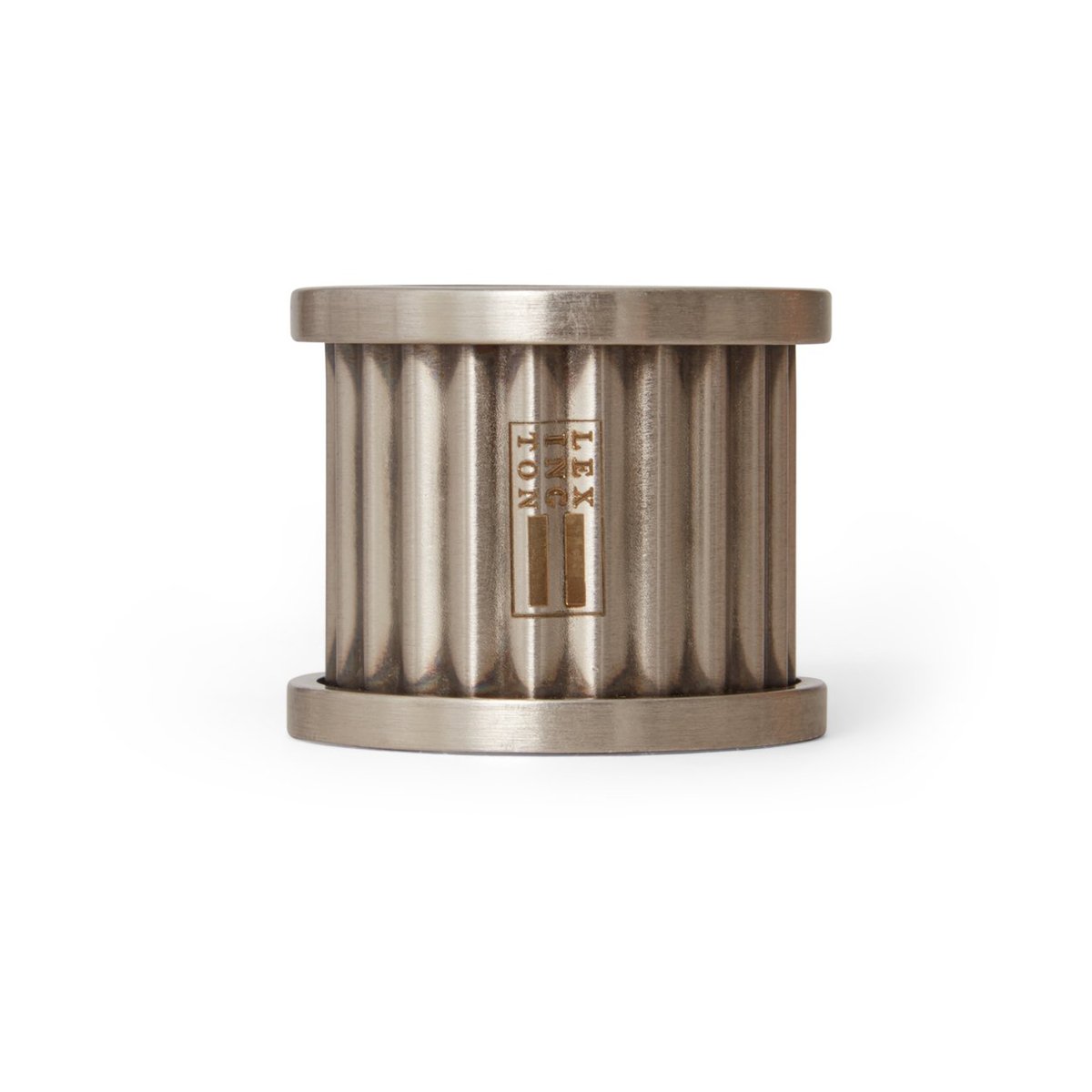 Lexington napkin ring striped o4,8 cm Brass | Scandinavian Design | Napkin rings & holders | Silver-coloured