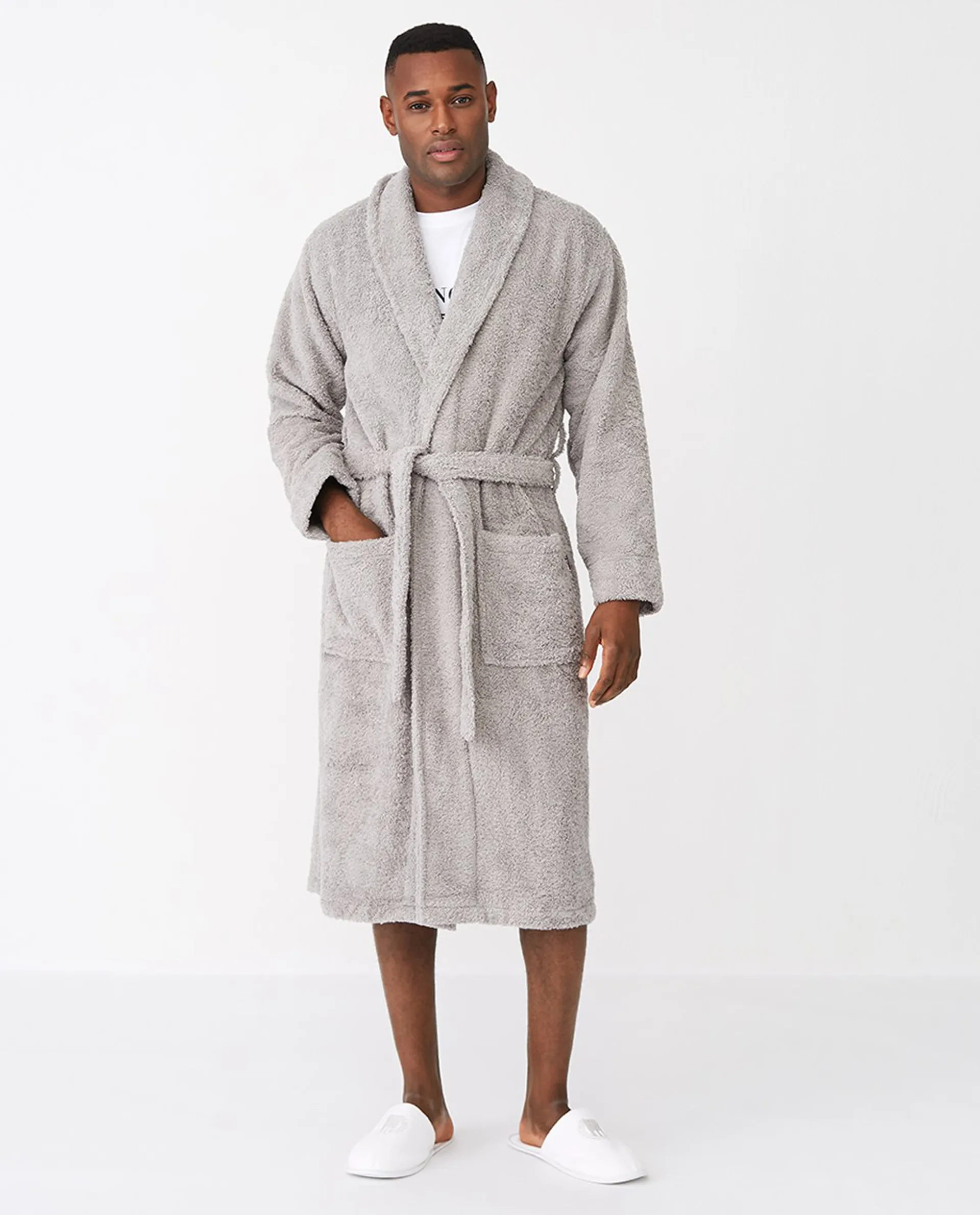Lexington Original bathrobe L, grey Lexington