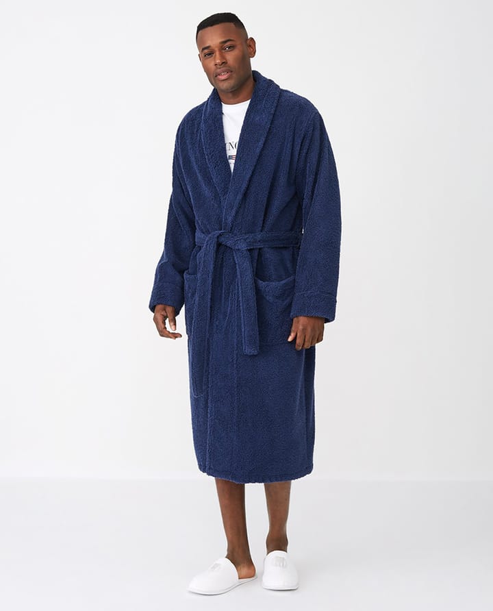 Lexington Original bathrobe M - True Navy - Lexington