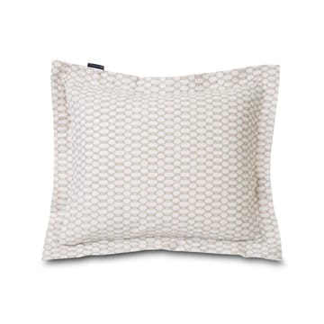 Lexington Printed pillowcase 50x60 cm - white-dark beige - Lexington