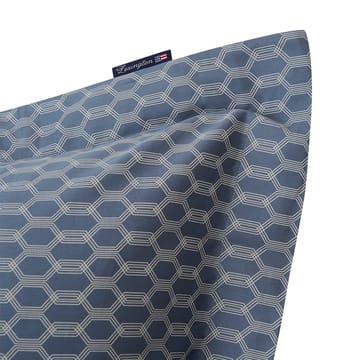 Lexington Printed pillowcase 65x65 cm - steel blue-off white - Lexington