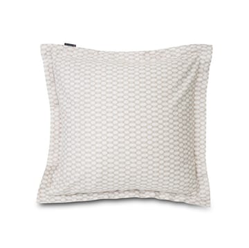 Lexington Printed pillowcase 65x65 cm - white-dark beige - Lexington